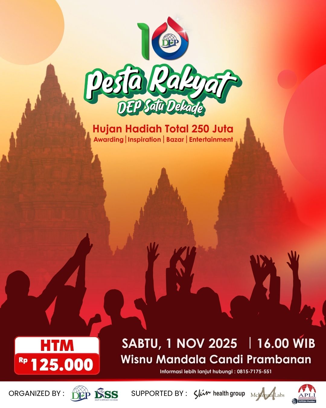 PESTA RAKYAT DEP SATU DEKADE 2025