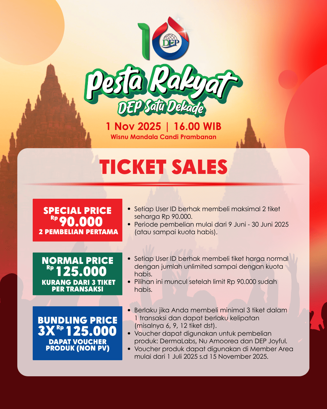 PESTA RAKYAT DEP SATU DEKADE 2025
